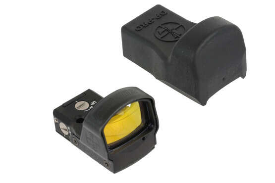 The Leupold DeltaPoint Pro sight comes with a protective polymer cover